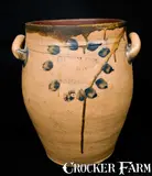 C. Crolius, C. CROLIUS / MANUFACTURER / NEW-YORK Stoneware Jar