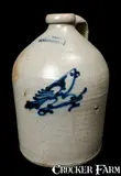 J. & E. Norton, J. & E. NORTON / BENNINGTON, VT Stoneware Bird Jug, circa 1855, Stoneware