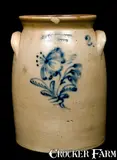 John Burger, JOHN BURGER / ROCHESTER Stoneware Jar, circa 1860, Stoneware