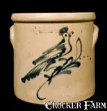 F. T. Wright & Son, F.T. WRIGHT & SON / TAUNTON, MASS Stoneware Bird Jar