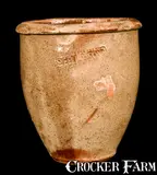 S BELL & SON / STRASBURG, VA Redware Jar by S. Bell & Son, circa 1890, Redware, sold Apr 2010