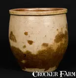 Geo. W. Miller, GEO. W. MILLER / STRASBURG, VA Stoneware Cream Jar, circa 1880, Stoneware