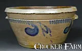 J. Eberly & Bro, J. EBERLY & BRO. / STRASBURG, VA Stoneware Bowl, circa 1885, Stoneware