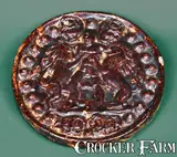 John Bell, JOHN BELL / WAYNESBORO Daniel in the Lions Den Redware Trivet