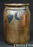 Solomon Bell, SOLOMON BELL / STRASBURG / Va Stoneware Jar, circa 1875, Stoneware