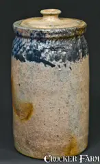 John Bell, JOHN BELL / WAYNESBORO Stoneware Jar with Sponge Decoration, circa 1860, Stoneware