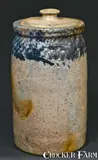 John Bell, JOHN BELL / WAYNESBORO Stoneware Jar with Sponge Decoration
