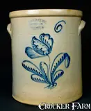 Burger & Lang, BURGER & LANG / ROCHESTER, N.Y. Stoneware Crock