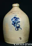 A.O. Whittemore, A.O. WHITTEMORE / HAVANA. N.Y. Stoneware Jug, circa 1870, Stoneware