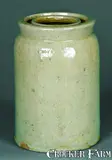 John Bell, JOHN BELL / WAYNESBORO Redware Celadon Canner