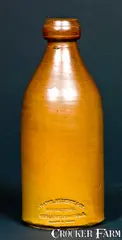 Allison & Co., ADAMS, ALLISON & CO. / MANUFACTURERS. / MIDDLEBURY, SUMMIT CO., O. Stoneware Bottle, mid 19th century, Stoneware