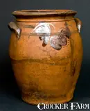 John Bell, JOHN BELL / WAYNESBORO, PA Decorated Redware Jar