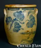 E. Fowler, E. FOWLER / BEAVER. PA Stoneware Jar, circa 1870, Stoneware