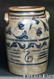 Samuel Cooper, S. COOPER / No 4 DIAMOND / PITTSBURGH, PA Stoneware Crock, circa 1875, Stoneware