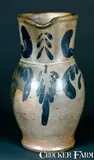 J.M. Hickerson, J.M. HICKERSON / STRASBURG, VA Stoneware Pitcher, circa 1880, Stoneware