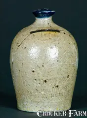 E. Suter, E. SUTER / Harrisonburg / Rockingham Co. / Va Stoneware Bank, circa 1880, Stoneware