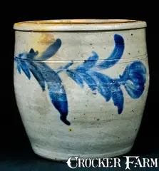 D.P. Shenfelder, D.P. SHENFELDER / READING, PA Stoneware Cream Jar, circa 1875, Stoneware
