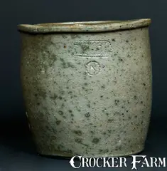 E.W. Mort, E.W. MORT / ALUM WELLS, VA Stoneware Jar, late 19th century, Stoneware