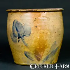 D.P. Shenfelder, D.P. SHENFELDER / READING, PA Stoneware Cream Jar, circa 1870, Stoneware