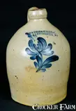 Cowden & Wilcox, COWDEN & WILCOX / HARRISBURG, PA Stoneware Jug