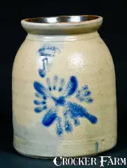 J.M. Harris, J.M. HARRIS / EASTON, PA Stoneware Jar, circa 1885, Stoneware