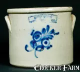 NEW YORK / STONEWARE CO Crock by New York Stoneware Co., circa 1875, Stoneware, sold Oct 2009