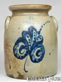 F.B. NORTON & CO. / WORCESTER, MASS Stoneware Jar, Two-Gallon by F. B. Norton & Co, circa 1875, Stoneware, sold Jul 2009