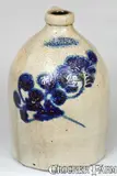J. & E. NORTON / BENNINGTON, VT Stoneware One-Gallon Jug by J. & E. Norton, circa 1855, Stoneware, sold Jul 2009