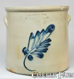 Adam Caire, ADAM CAIRE / PO'KEEPSIE N.Y. Stoneware Crock, Poughkeepsie, circa 1885, Stoneware