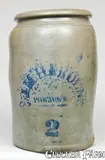 J.M. Harden, J.M. HARDEN / Palatine, WV Stoneware Crock, circa 1875, Stoneware