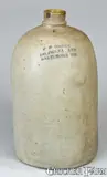 Penna Ave, F B CAREY / 716 PENNA AVE / BALTIMORE MD Stoneware Advertising Jug, circa 1875, Stoneware