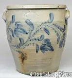 D.P. Shenfelder, "D.P. SHENFELDER / READING. PA" Stoneware Cream Jar with Floral Decoration