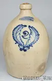 John Burger, JOHN BURGER / ROCHESTER Stoneware Jug, circa 1860, Stoneware