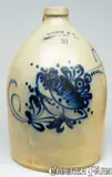 J. Norton & Co., J. NORTON & CO. / BENNINGTON, VT Cobalt-Decorated Stoneware Jug