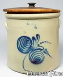 Frank B. Norton, FRANK B. NORTON / WORCESTER, MASS Stoneware Crock, circa 1875, Stoneware