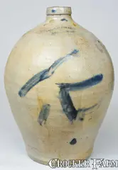 L & B G Chace, L. & B.G. CHACE / SOMERSET, Mass. Stoneware Jug, circa 1850, Stoneware