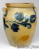 John Bell, Cobalt-Decorated Stoneware Jar, "JOHN BELL / WAYNESBORO."