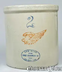 Red Wing Union Stoneware Co., RED WING / UNION STONEWARE CO. / RED WING, MINN. Stoneware Crock, early 20th century, Stoneware