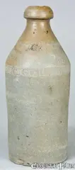 C. Gerber, Baltimore Stoneware Bottle, Stamped "C. GERBER / G.", circa 1850, Stoneware