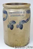 Kenner. Davidson & Miller, KENNER. DAVIDSON & MILLER / STRASBURG, VA Stoneware Crock, circa 1880, Stoneware