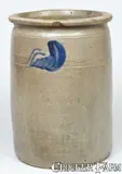 W.H. LEHEW & CO. / STRASBURG, VA Stoneware Crock by W.H. Lehew & Co., circa 1875, Stoneware, sold Mar 2009
