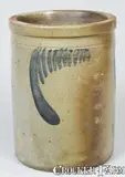 Solomon Bell, SOLOMON BELL / STRASBURG / Va Stoneware Crock, circa 1870, Stoneware