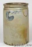 S. Bell & Son, S. BELL & SON / STRASBURG Stoneware Crock, circa 1890, Stoneware