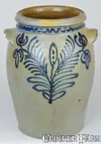 B.C. Milburn, B.C. MILBURN / ALEXA (Alexandria, VA) Slip-Trailed Stoneware Jar, circa 1850, Stoneware