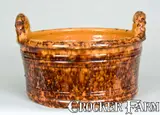 John Bell, JOHN BELL / WAYNESBORO Redware Butter Tub
