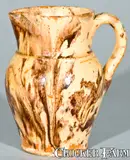 Baecher, BAECHER / WINCHESTER, VA Redware Cream Pitcher
