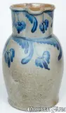 W.H. Lehew & Co., W.H. LEHEW & CO / STRASBURG, VA Stoneware Pitcher, circa 1870, Stoneware