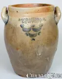 David Morgan, DAVID MORGAN / NEW YORK Early Stoneware Jar, early 19th century, Stoneware