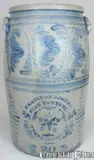 Hamilton & Jones Star Pottery, HAMILTON & JONES / STAR POTTERY / GREENSBORO, PA Twenty-Gallon Stoneware Crock, circa 1875, Stoneware