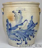 M. & T. Miller, M. & T. MILLER / NEWPORT, PA Stoneware Bird Crock, circa 1870, Stoneware